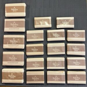 Vintage Holiday Inn Deodorant Travel Soap Set - Set of 19